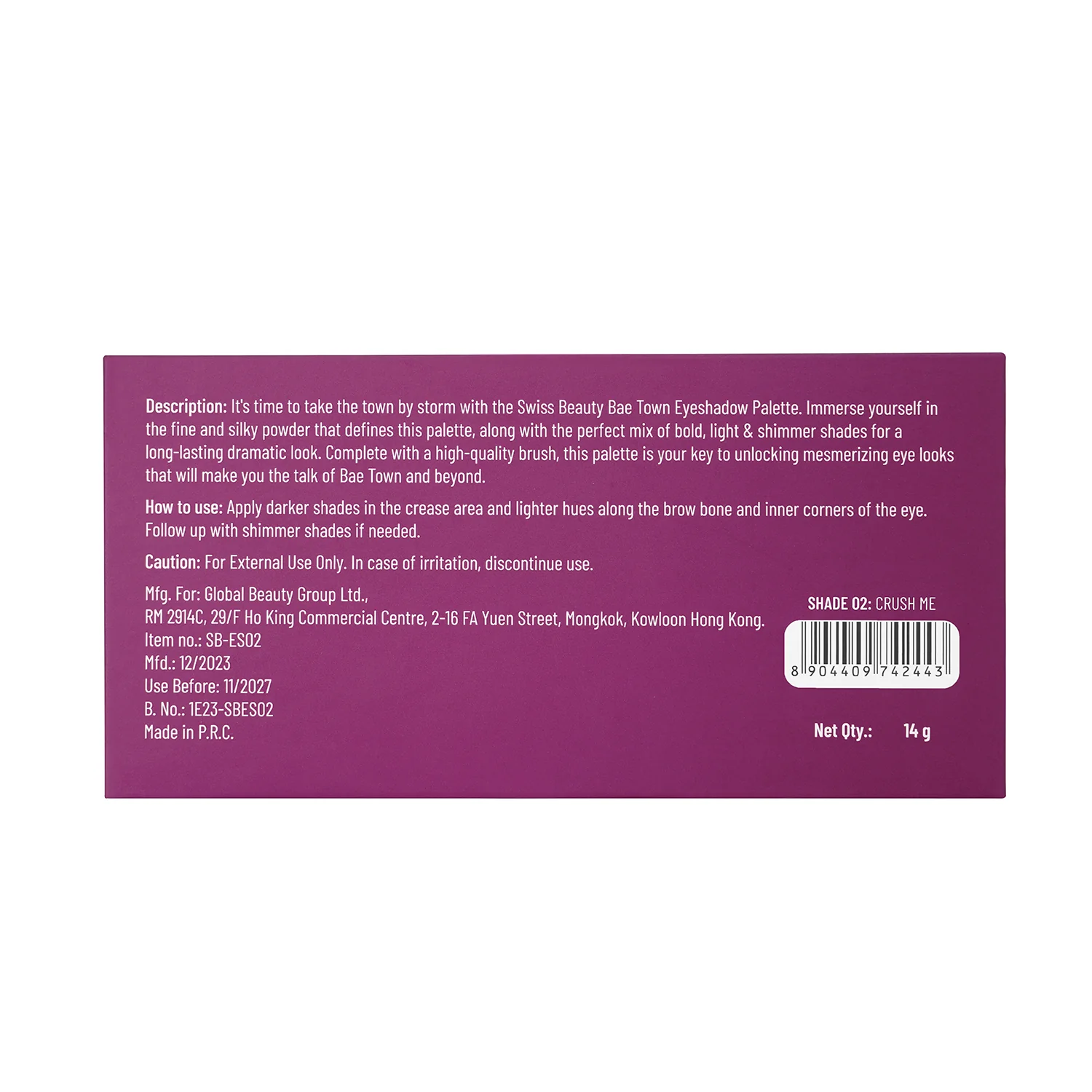 Bae Town Eyeshadow Palette - Image 4