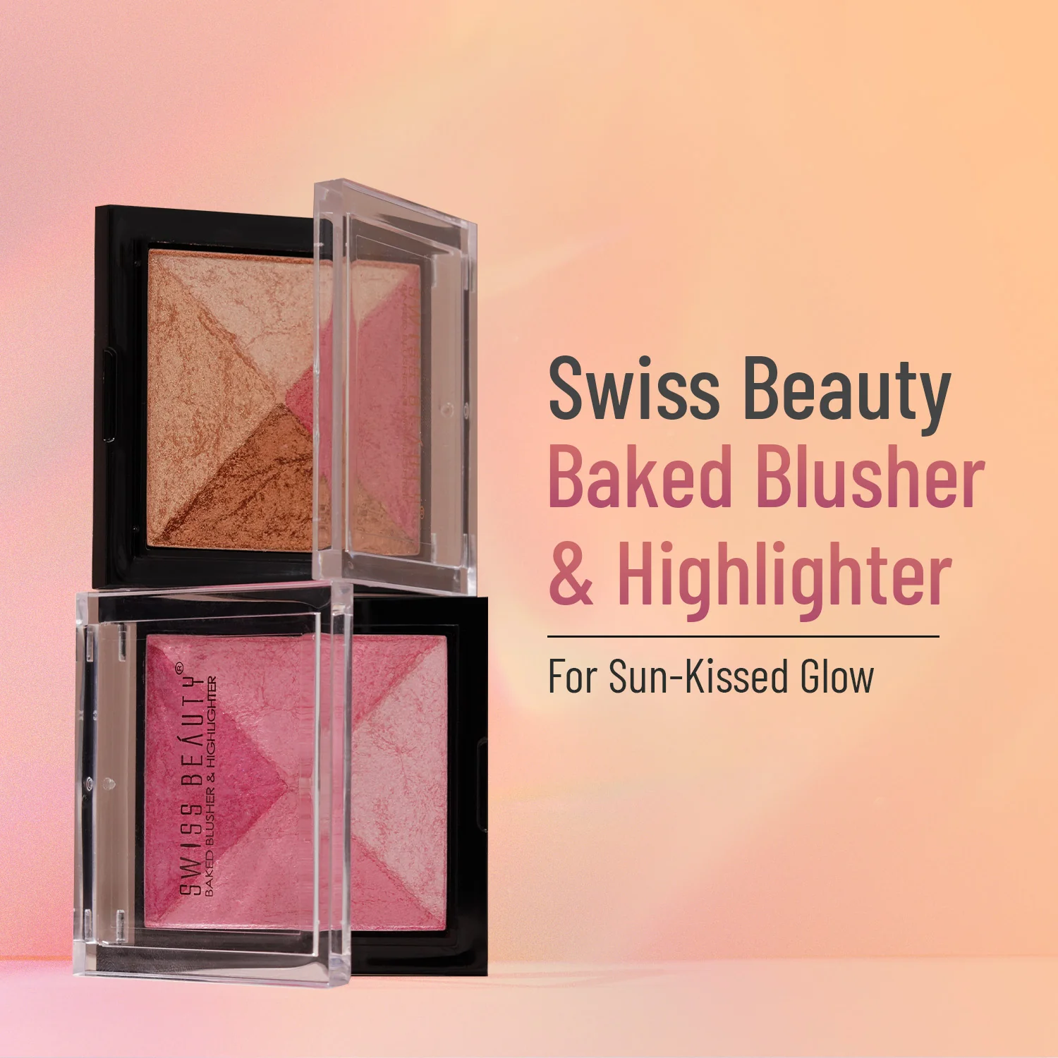 2-in 1- Baked Blusher & Highlighter - Image 11