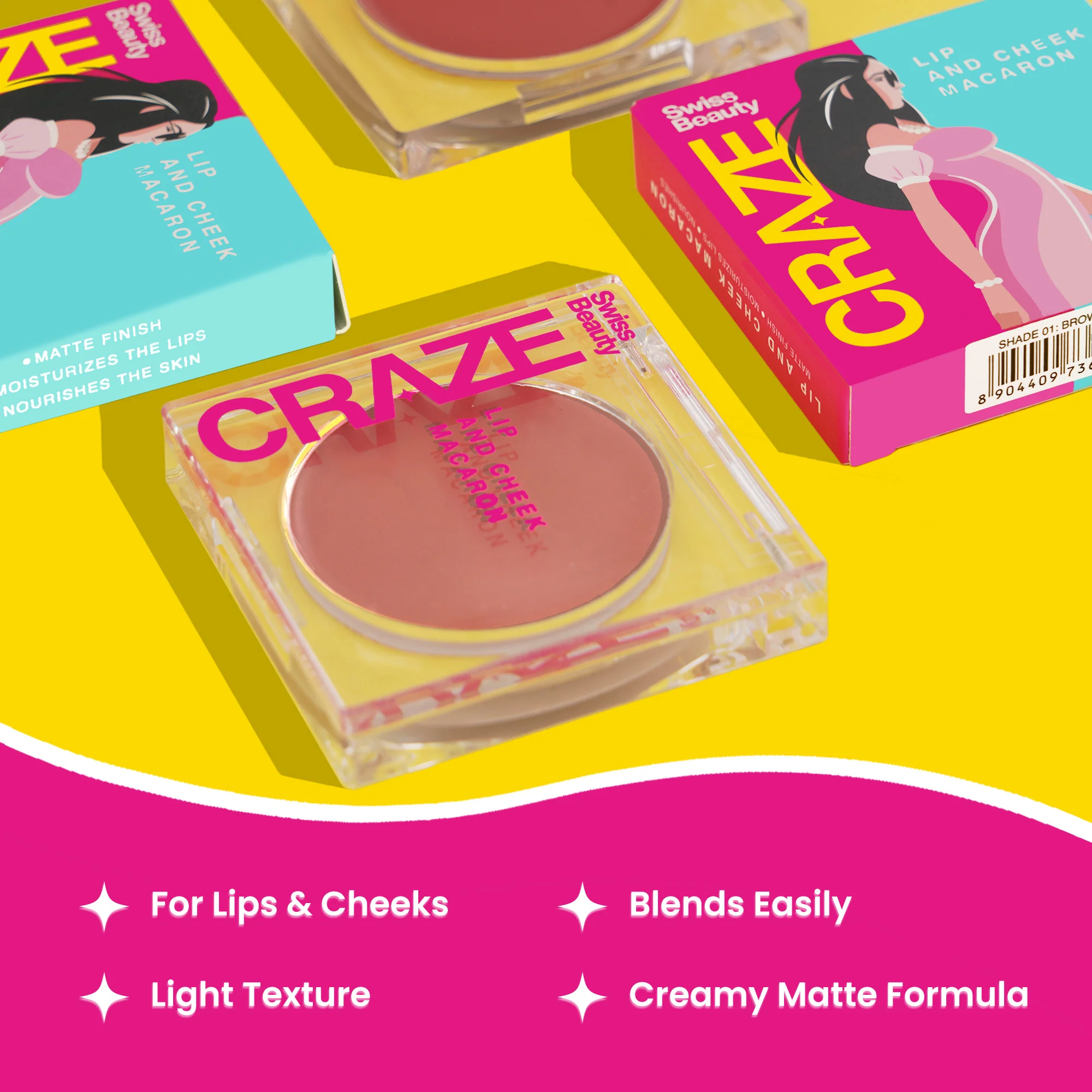 Craze Lip and Cheek Macaron - Image 21